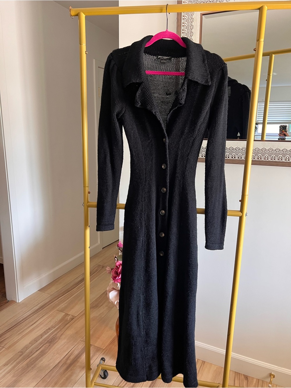 Vintage Betsey Johnson Sweater Duster Coat